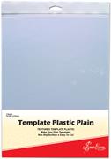 Plain Plastic Template Sheets, A4 Size